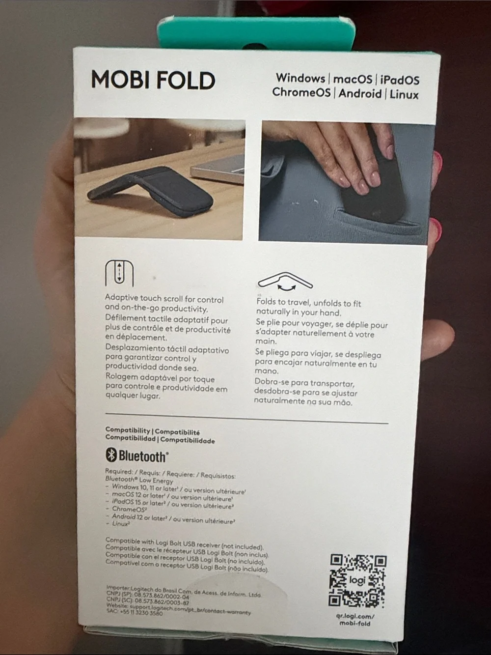 Mobi Fold Ultra portable mouse